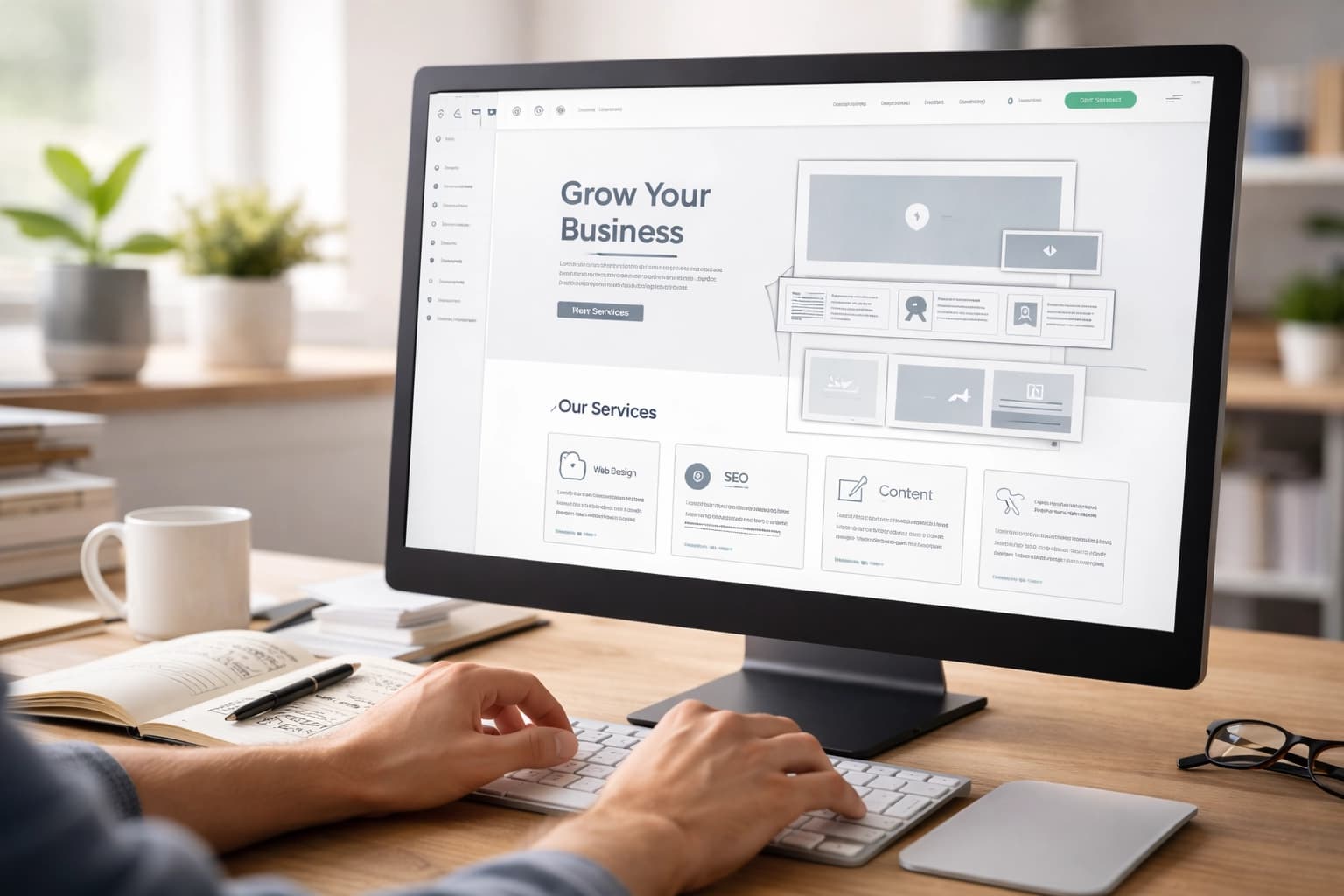 Cahillbrand workspace and design process