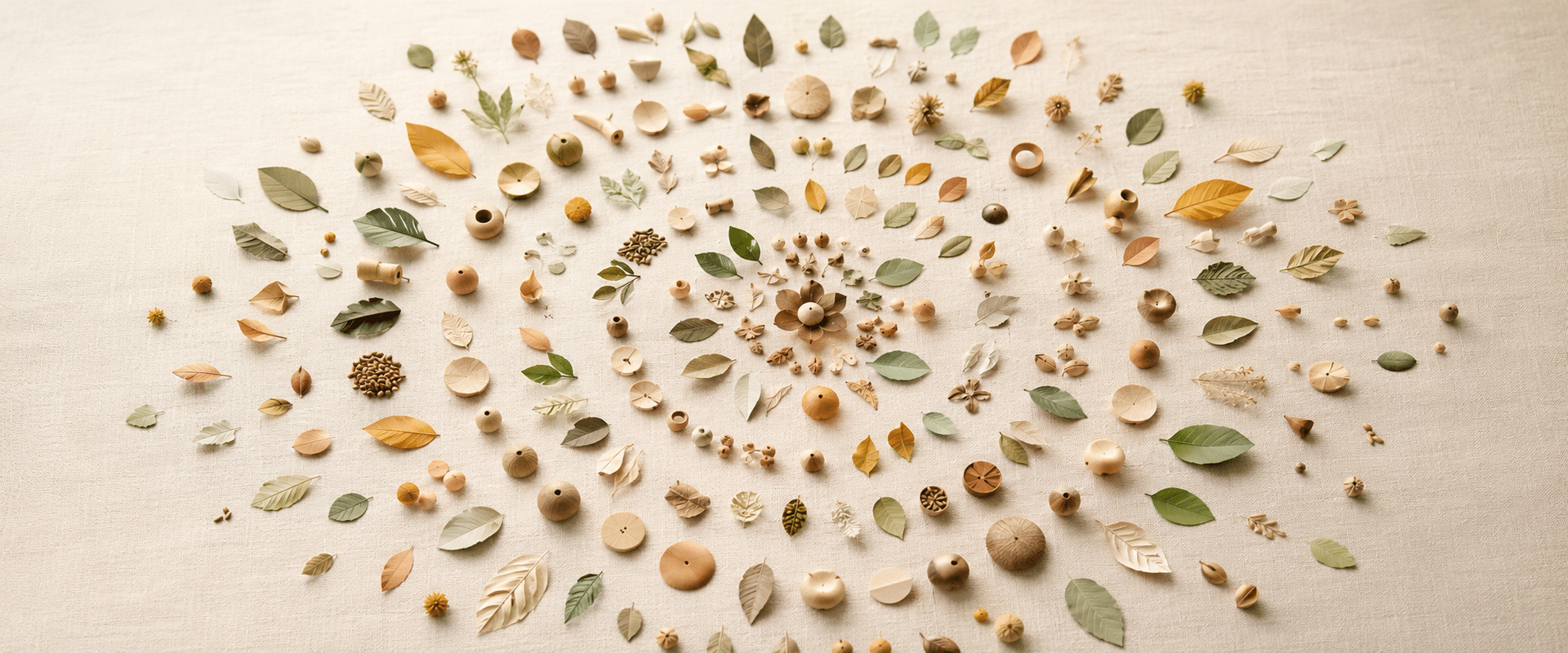 Dozens of small, colourful pieces coming together to form a larger, flowing shape.