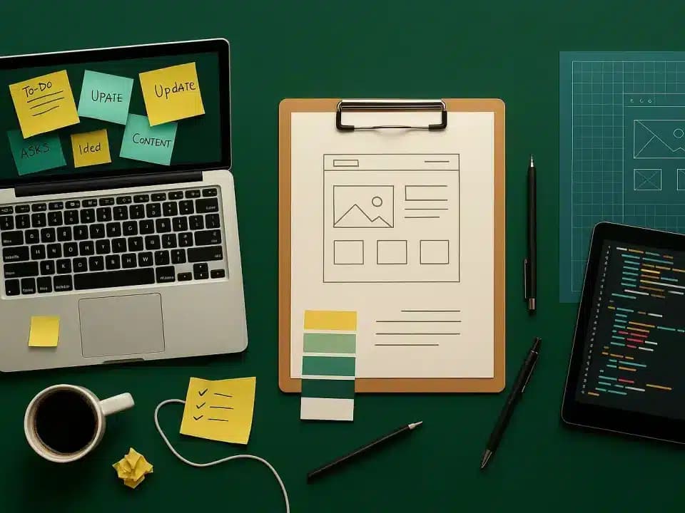 DIY, package, and bespoke website builds visual comparison by Cahillbrand